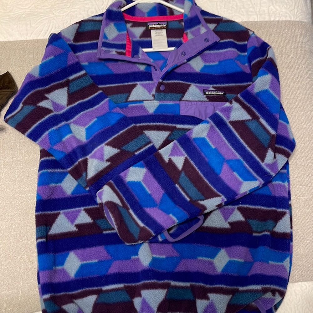 COPY - Patagonia pullover Aztec tribal print rare